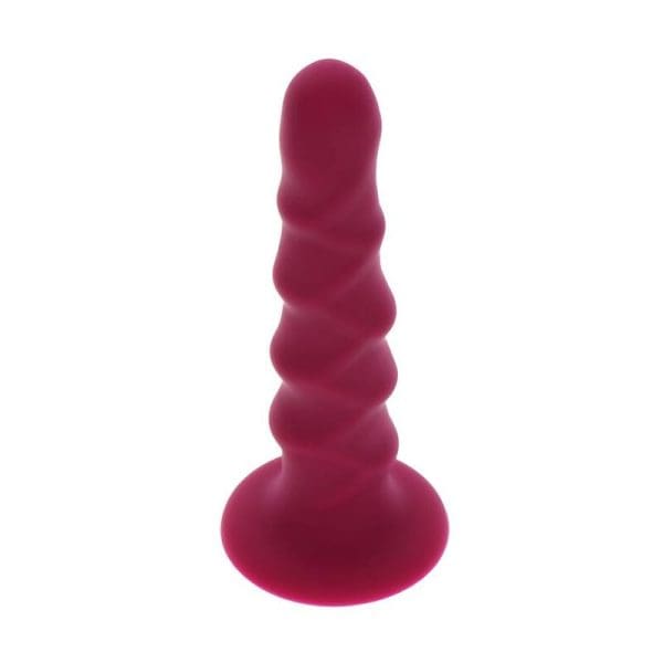 GET REAL - RIBBED DONG 12 CM RED 3